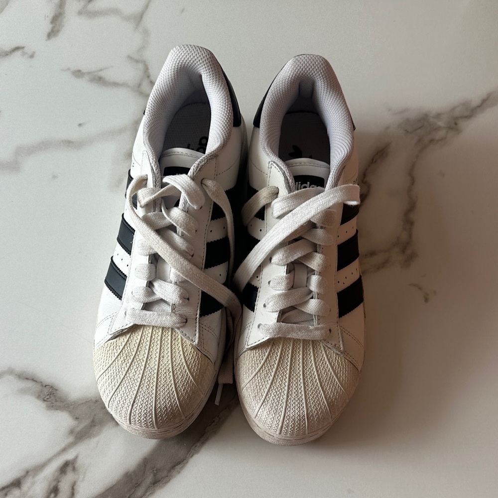 Adidas Women’s Classic White and Black Sneakers